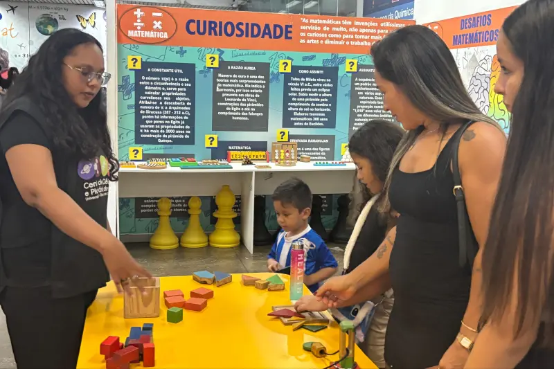 notícia:  Planetário do Pará realiza evento “Mentalidades Matemáticas”, neste sábado (10), com entrada gratuita