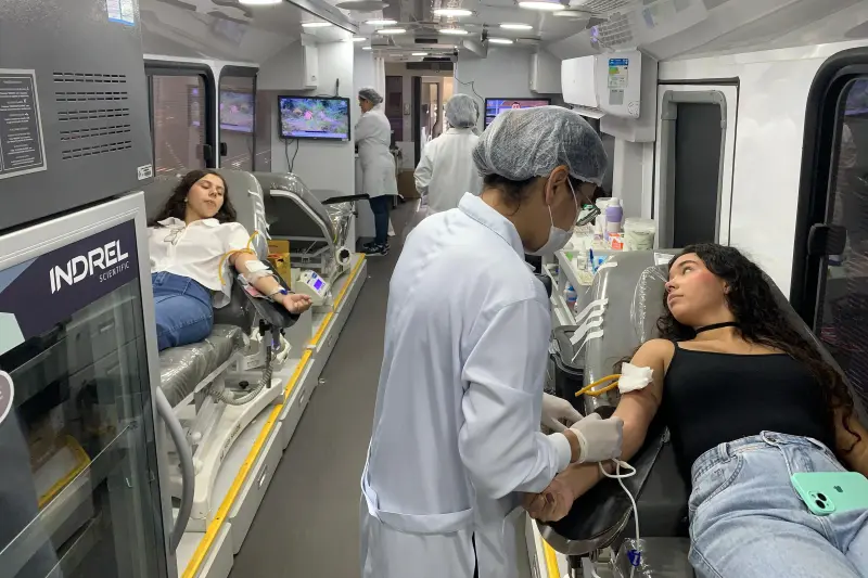 notícia: Hemopa realiza campanha de doação de sangue na Uepa para reforçar estoques e incentivar solidariedade