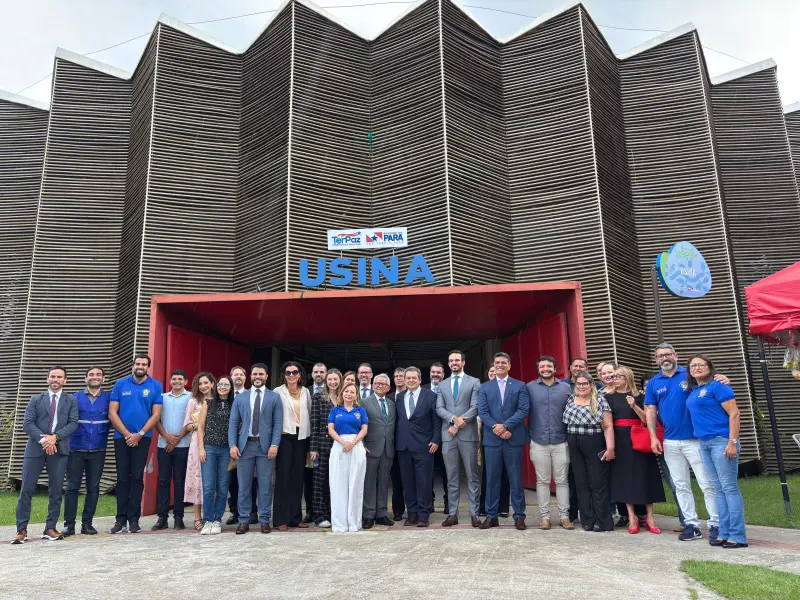notícia: Representantes da Justiça Federal conhecem a estrutura e os serviços das Usinas da Paz
