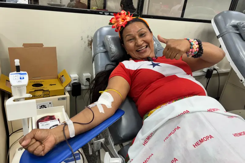 notícia: Ophir Loyola realiza caravana de doação de sangue com o tema "A guarda que protege, agora também salva”