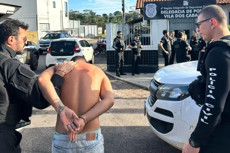 notícia: PC prende 6 suspeitos de extorsão com 'taxa do crime' para empresários em Barcarena