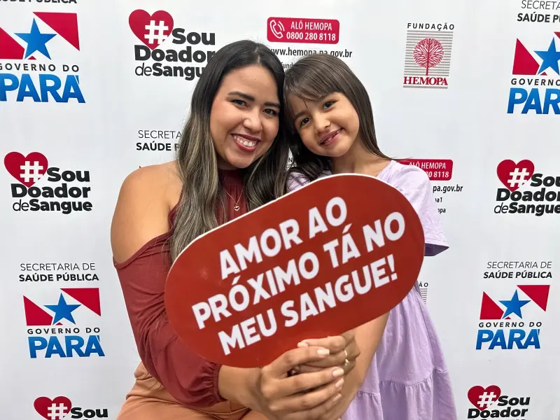 notícia: Hemopa celebra o protagonismo de mães que salvam vidas por meio da doação de sangue