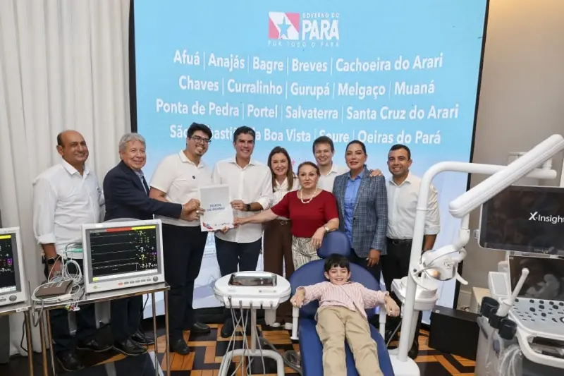 notícia: Governo do Pará entrega equipamentos para reforçar saúde nos 17 municípios do Marajó