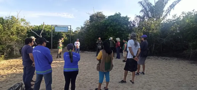 notícia: Setur realiza curso de Condutor de Trilhas e Caminhadas em Alter do Chão em Santarém