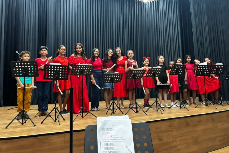 notícia: Projeto de Interiorização da Fundação Carlos Gomes realiza recital na Usipaz Marabá