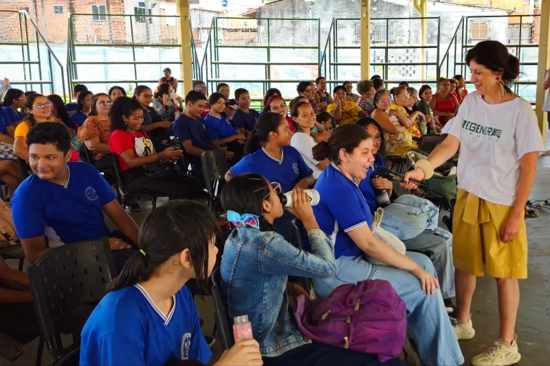 notícia: Usinas da Paz recebem projeto de educação ambiental e empreendedorismo sustentável