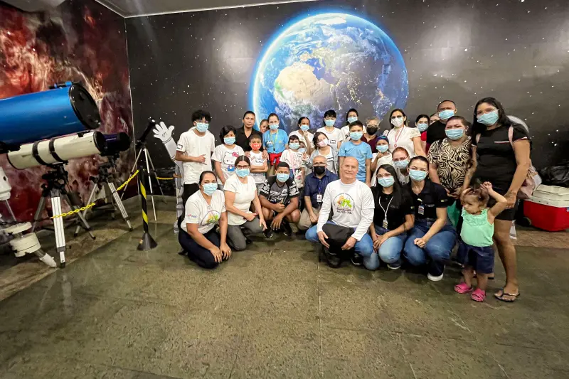 notícia: Alunos da Classe Hospitalar do Oncológico Infantil visitam o Centro de Ciências e Planetário do Pará