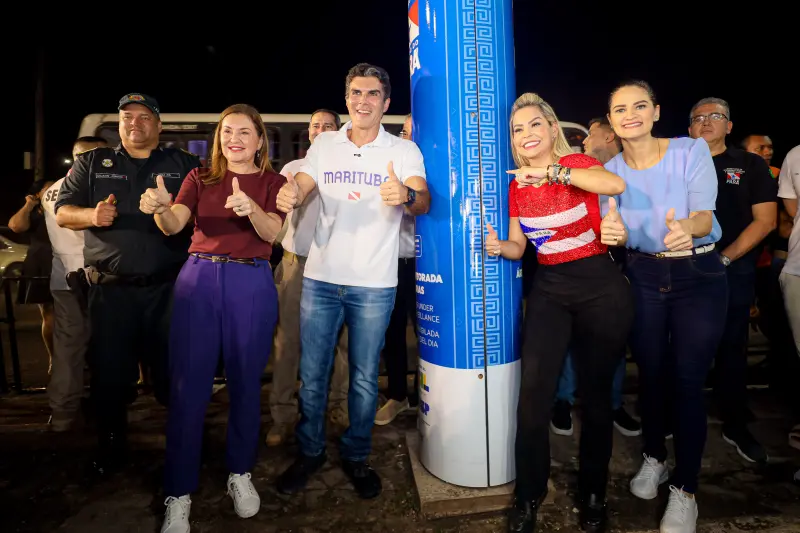 notícia: Novo totem de segurança chega para reforçar segurança e atendimento em Marituba