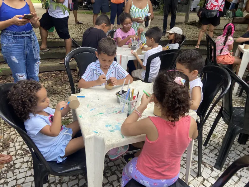 notícia: Mangal das Garças oferece oficina de produção de tintas neste domingo, 18