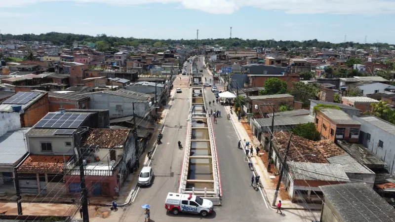 notícia: Estado entrega o Canal da Cipriano Santos e obras de saneamento avançam beneficiando mais de 500 mil pessoas em Belém