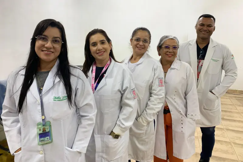 notícia: Técnicos de enfermagem garantem atendimento seguro na hemorrede do Pará