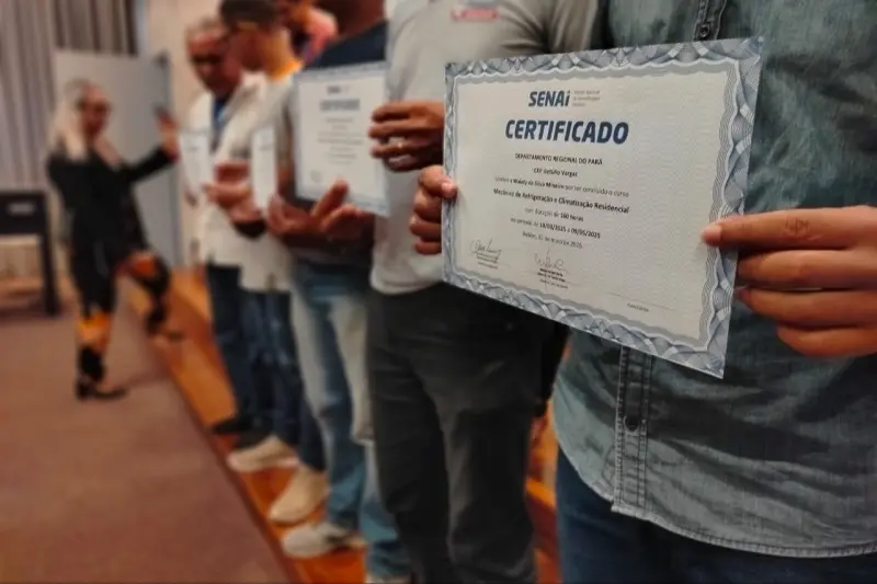 notícia: Socioeducandos da Fasepa recebem certificação em curso profissionalizante promovido pelo Senai
