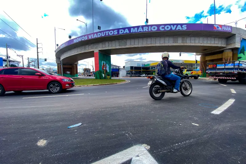 notícia: Novo viaduto da avenida Mário Covas com a Três Corações valoriza imóveis e aquece comércio em Ananindeua