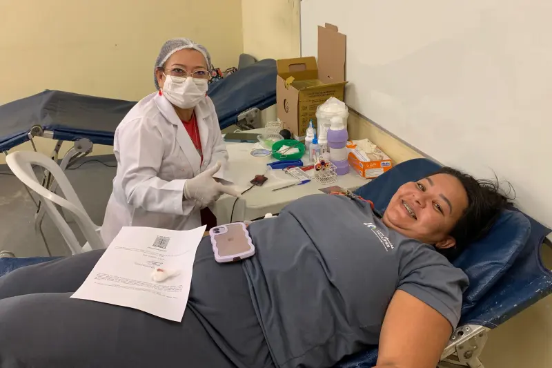 notícia: Hemopa promove campanha de doação de sangue na Usina da Paz do Icuí-Guajará