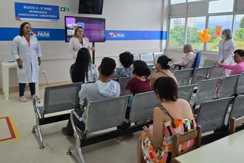 notícia: Hospital de Clínicas realiza ação de sensibilização ao Maio Laranja    
