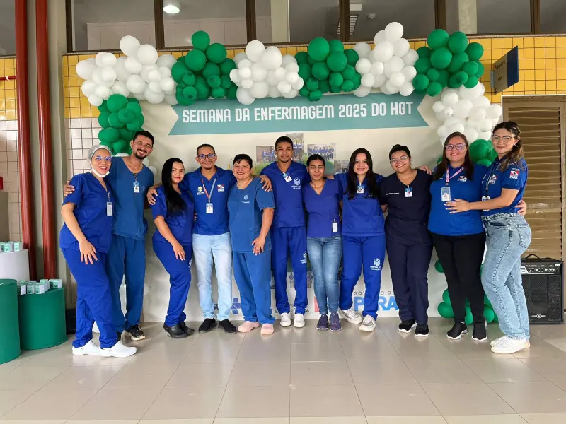 notícia: HGT realiza Semana da Enfermagem com foco em saúde mental e sustentabilidade
