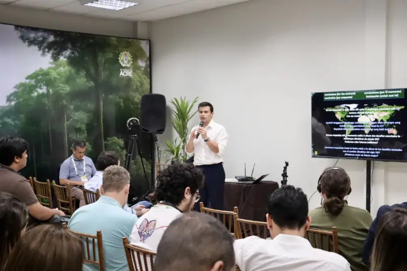 notícia: Pará é destaque em reunião anual da Força-Tarefa dos Governadores pelo Clima e as Florestas, em Rio Branco