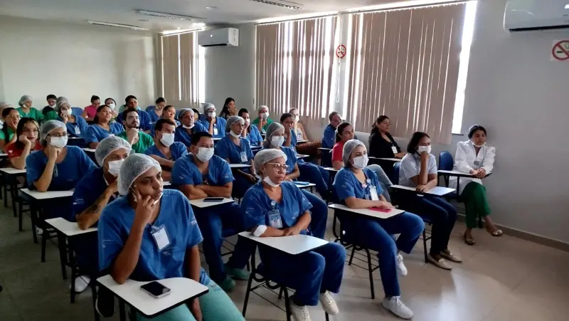 notícia: Cinco unidades Estaduais de Saúde do Pará promovem Semana Multiprofissional