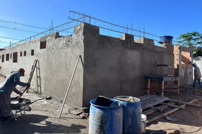 notícia: Obras da Delegacia da Ilha de Cotijuba, em Belém, seguem em ritmo acelerado