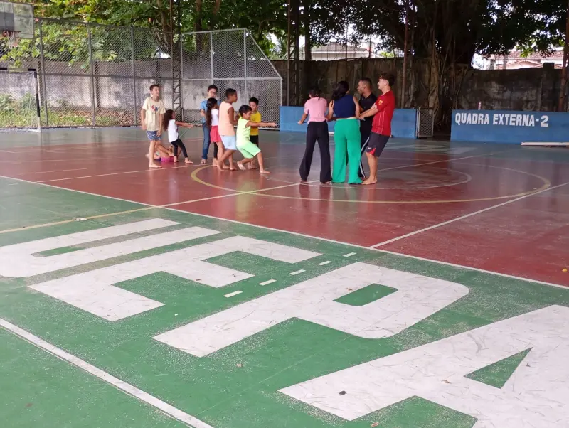notícia: Brinquedoteca do campus III da Uepa celebra o Dia Mundial do Brincar com foco no aprendizado