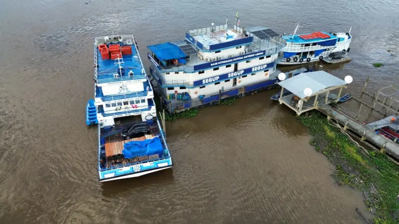 notícia: Agentes da Base Antônio Lemos apreendem mais de 20 metros cúbicos de madeira irregular no Marajó 