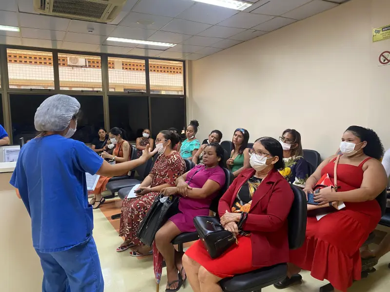 notícia: HGT realiza ação de conscientização e reforça medidas de cuidado materno