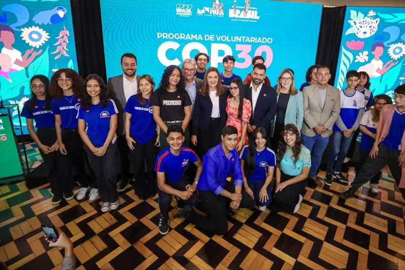 notícia: Inscrições para o Programa de Voluntariado COP 30 começam nesta quinta-feira