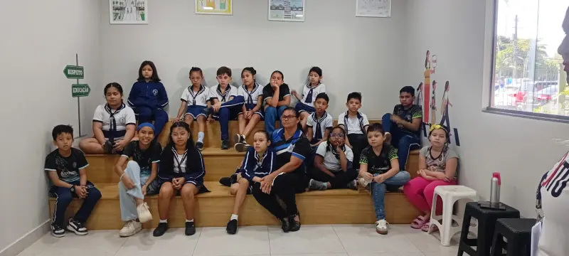 notícia: Arraial educativo do Detranzinho entra no clima junino e prepara as crianças para as férias seguras no trânsito