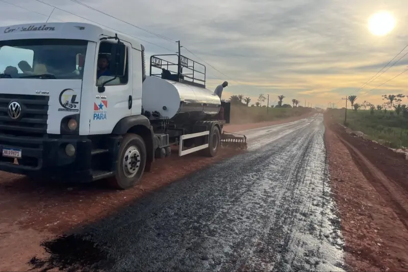 notícia: Avanço na pavimentação da PA-477 impulsiona desenvolvimento na região de Carajás