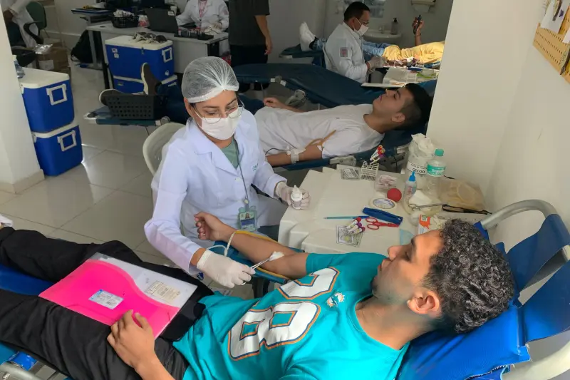 notícia: Hemopa realiza campanha de doação de sangue no Hospital da Aeronáutica, em Belém