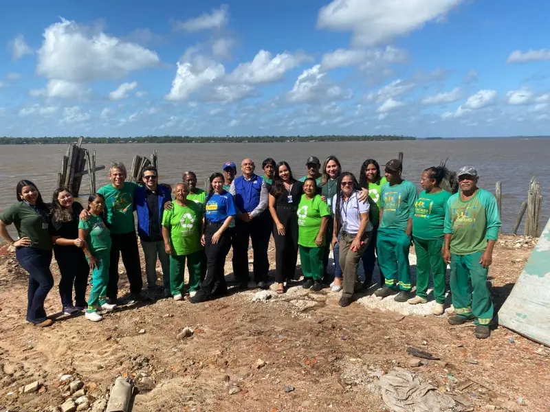 notícia: Semas realiza visita técnica à Concaves e estuda apoio à coleta seletiva em Belém