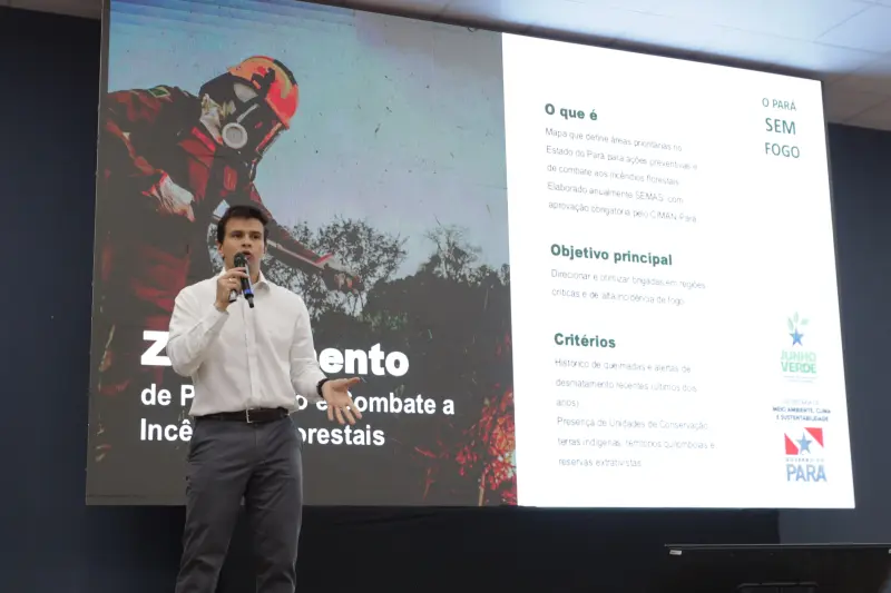 notícia: Estado apresenta o programa 'Pará sem Fogo' em Fórum Paraense sobre clima