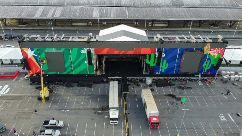 galeria: Pararraiá Montagem Estrutura