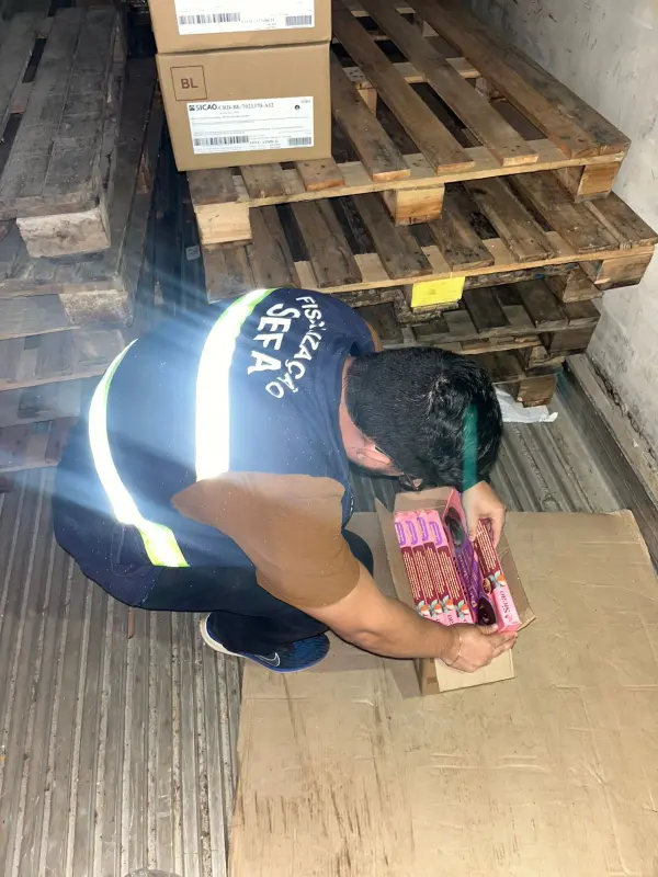 notícia: Sefa apreende 2.200 quilos de chocolate em Dom Eliseu