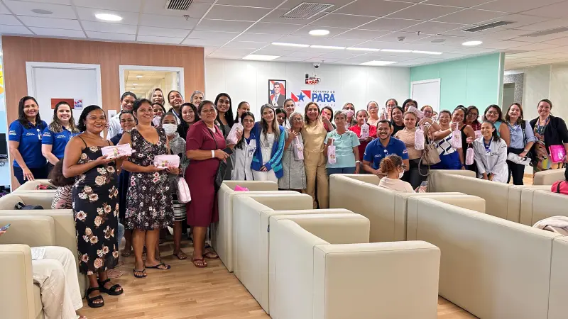 notícia: Pacientes do Hospital da Mulher do Pará recebem kits especiais no Dia dos Namorados