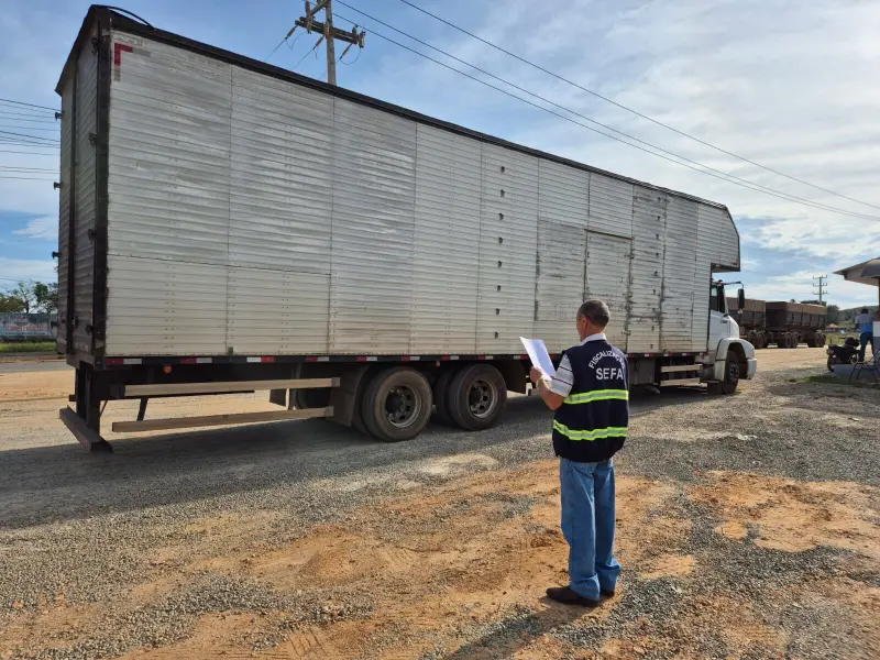 notícia: Fiscais da Sefa apreendem carga de equipamentos avaliada em R$ 690 mil no nordeste paraense