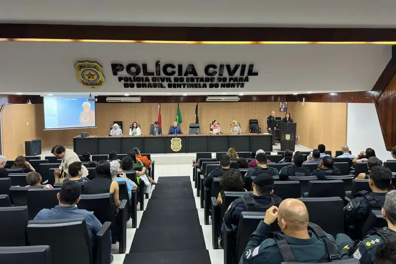 notícia: Polícia Civil do Pará realiza simpósio sobre violência contra a pessoa idosa e mudanças climáticas