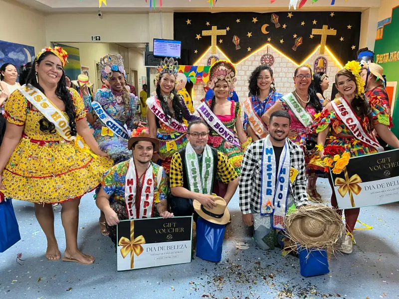 notícia: HOIOL arrecada mais de 2.200 brinquedos durante arraial junino