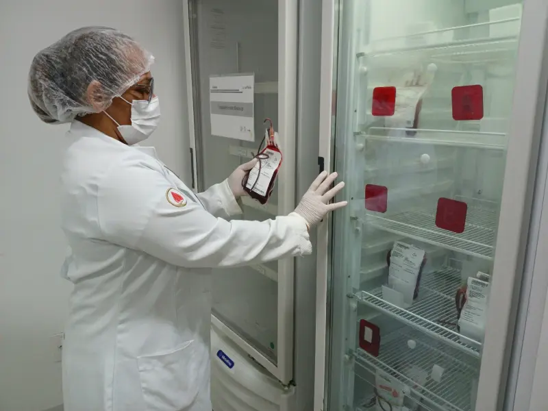 notícia: Hospital Jean Bitar incentiva doação de sangue entre os usuários e colaboradores