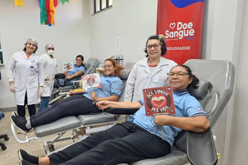 notícia: Complexo Hospitalar do Caetés entra no 'Forrozão da Doação' no 'Junho Vermelho'