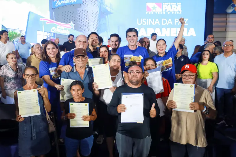 notícia: Governo do Pará entrega 617 títulos de terra em Capanema em benefício de comunidades