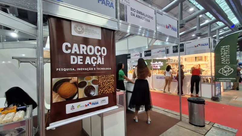 notícia: Fapespa destaca projetos inovadores no Festival Internacional Açaí Pará, no Hangar
