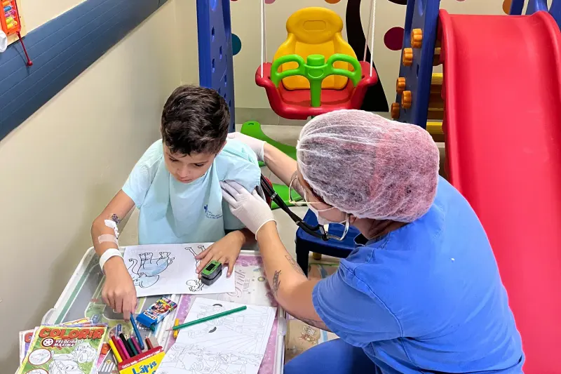 notícia: Hospital de Castelo dos Sonhos inaugura Brinquedoteca e transforma o cuidado infantil
