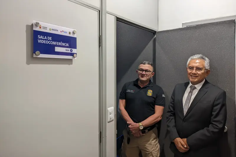 notícia: Unidades prisionais em Icoaraci e no bairro da Cremação recebem kits de videoconferência 