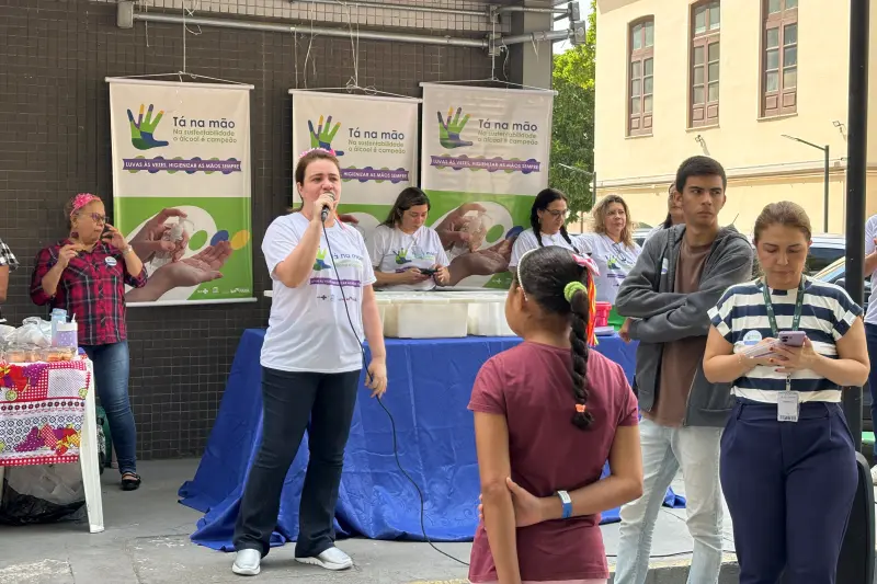 notícia: Santa Casa do Pará destaca importância da higienização das mãos