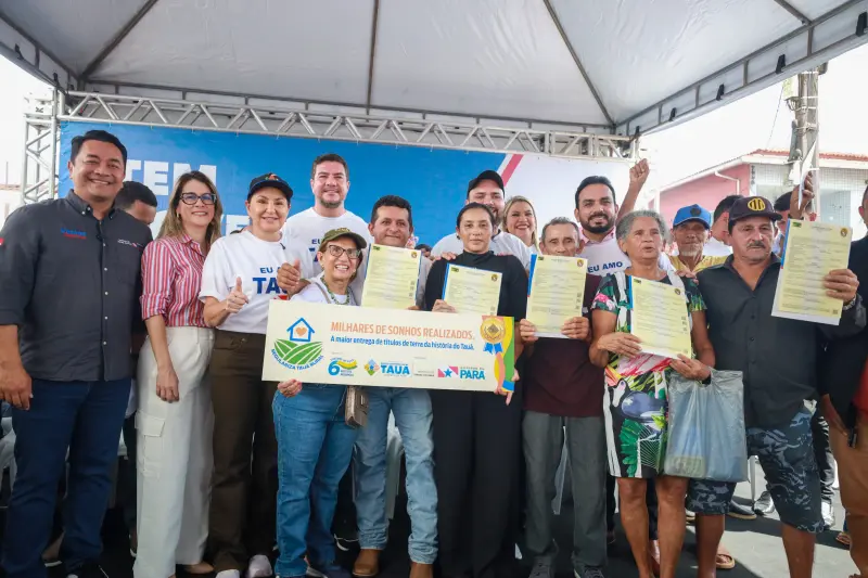 notícia: Governo do Estado alcança a marca de mais de 40 mil títulos definitivos de terra entregues no Pará