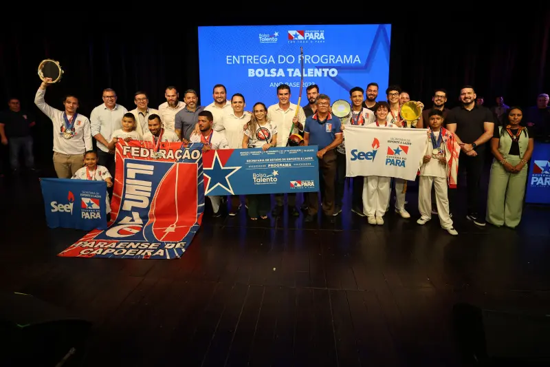 notícia: Governo do Pará entrega o Bolsa Talento para mais de 190 atletas