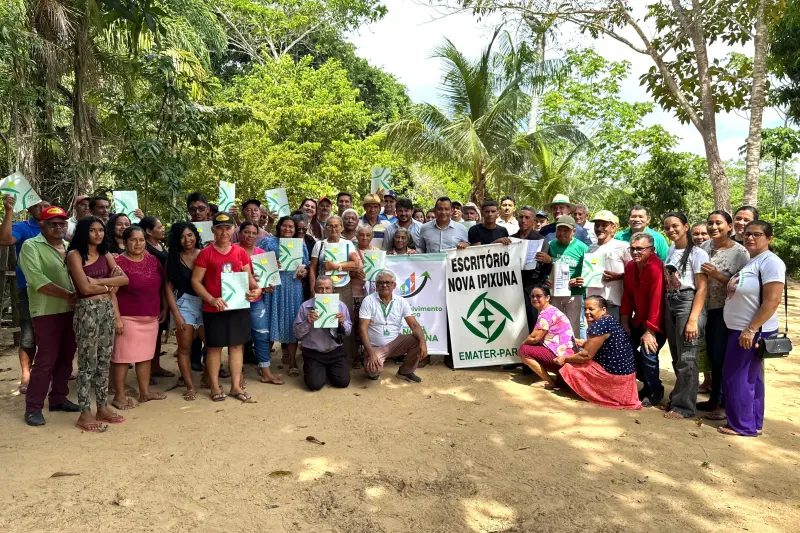 notícia: Emater habilita ribeirinhos de Nova Ipixuna para acesso às políticas públicas 