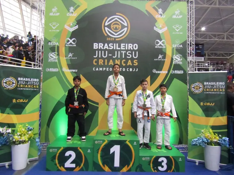 notícia: Com apoio da Seel, paraenses brilham no Campeonato Brasileiro de Jiu-Jitsu Kids 2025 em Barueri (SP)