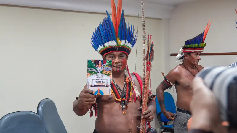 notícia: Povo Tembé lança Protocolo de Consulta para proteger território e cultura